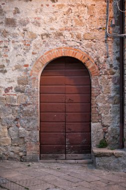 Monticchiello - Medieval village near Pienza . Tuscany. Italy