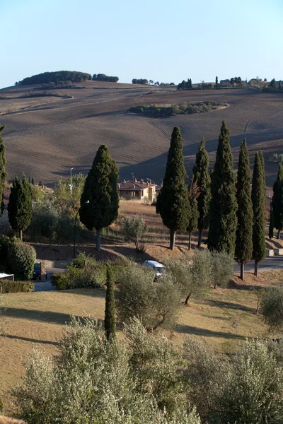 Het landschap van Toscane. Italië — Stockfoto