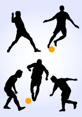 football players clipart