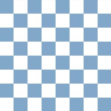 Checkerboard Seamless Pattern Blue and White clipart