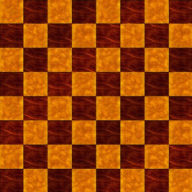 Inlaid Wood Checkerboard Floor, Seamless Pattern clipart