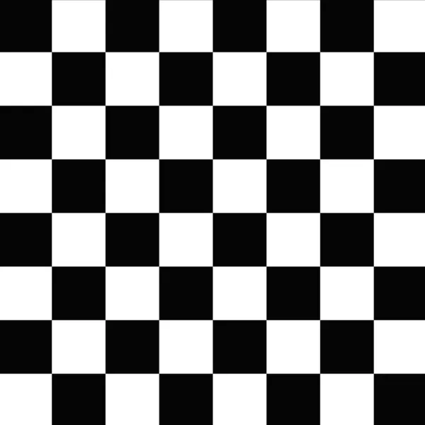 Checkerboard Seamless Pattern Black and White — Stock Photo, Image