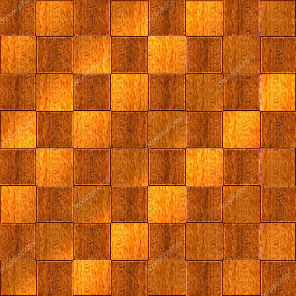 Inlaid Wood Checkerboard Floor Seamless — Stock Photo © ponytail1414 9324322
