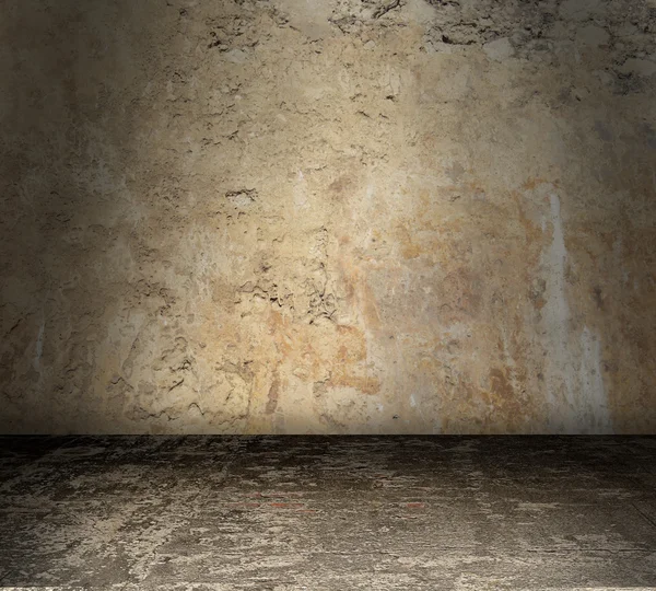 裸のグランジ コンクリートの部屋 ストック画像