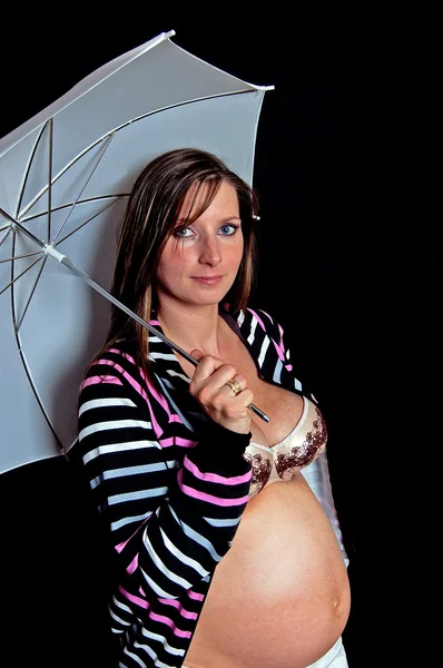 Mulher na gravidez — Fotografia de Stock