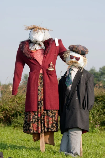 stock image Two scarecrows