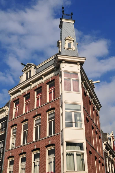 Amsterdam domácí fasáda — Stock fotografie