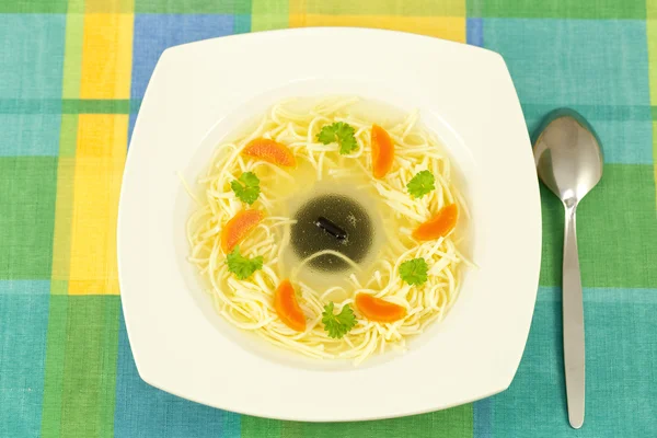 Sopa de frango — Fotografia de Stock