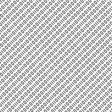 Binary code background, seamless pattern included