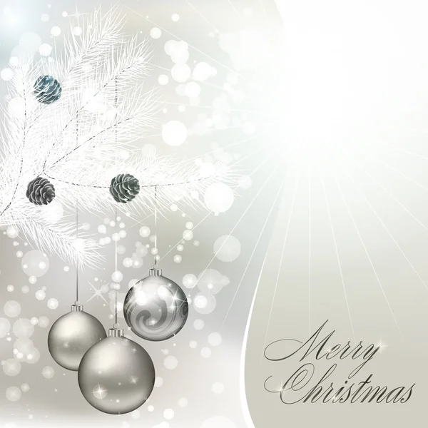 Carte postale de Noël — Image vectorielle