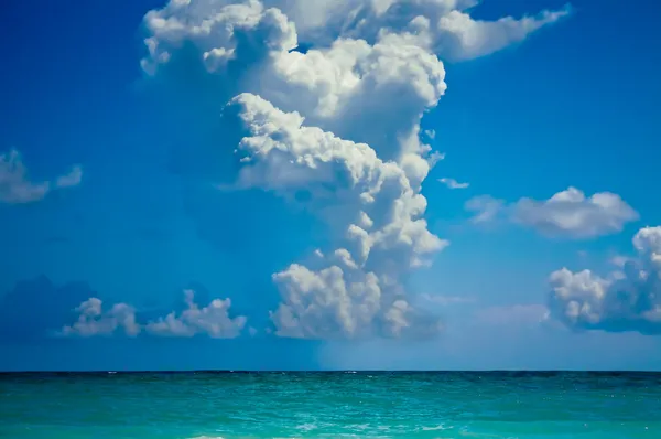 stock image Atlantic Ocean and beautiful sky