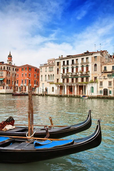 Benátky. benátský kanál. — Stock fotografie
