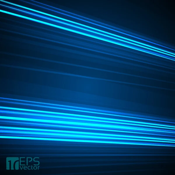 Abstract background with 3D blue lines — Stock Vector