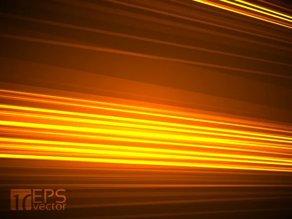 stock vector Abstract background with 3D orange lines