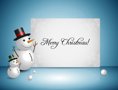 Merry Christmas Vector Card clipart