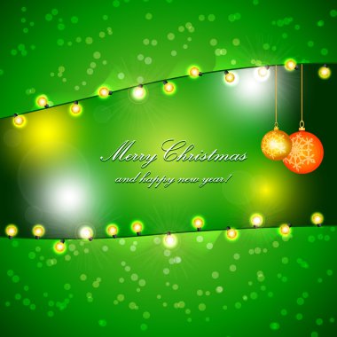 Green Holiday Xmas Vector Design clipart