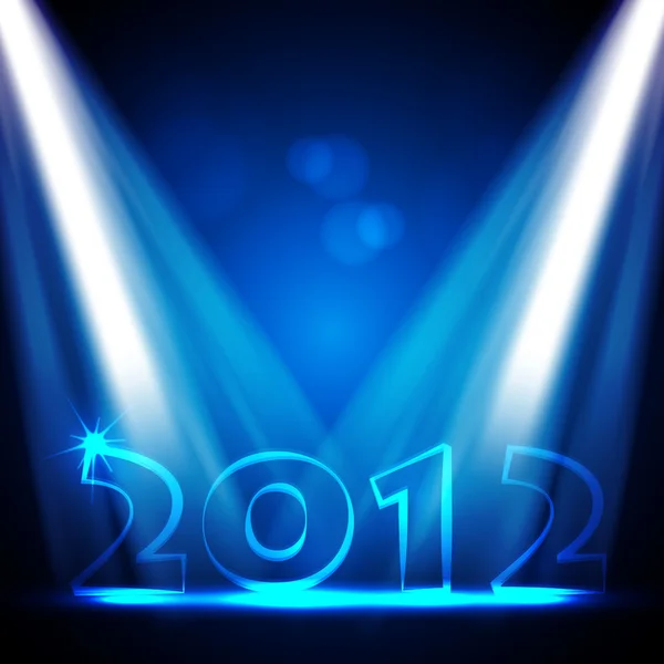 2012 yeni yıl arifesinde tasarım vektör — Stok Vektör