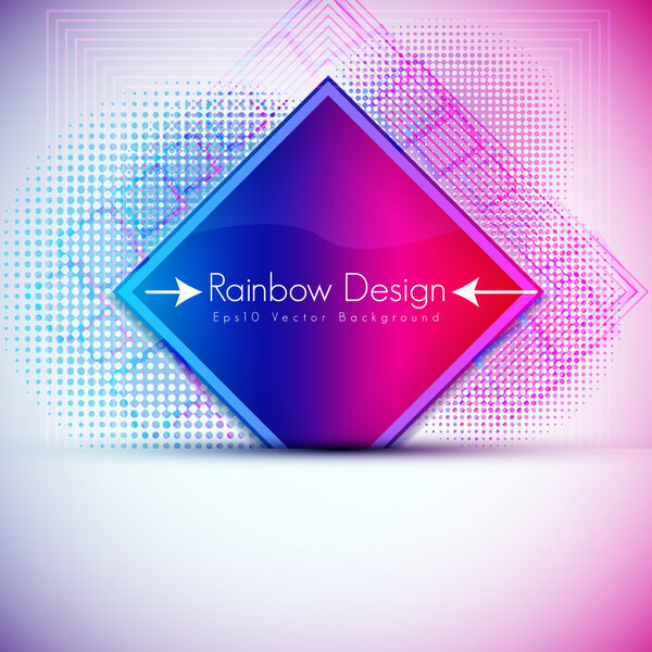 Красочная площадь Абстрактный фон
