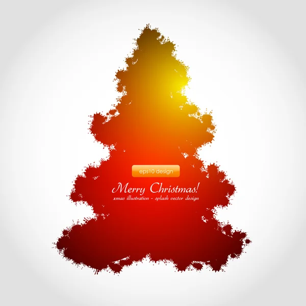 Abstract Christmas Vector Background — Stock Vector