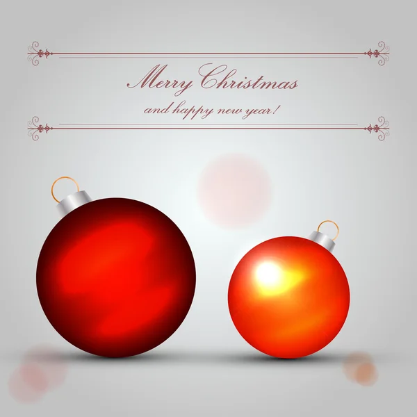 Χριστουγεννιάτικη κάρτα - διανυσματική σχεδίαση — Διανυσματικό Αρχείο