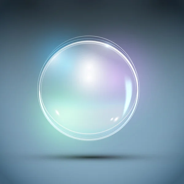 Illustration vectorielle réaliste à bulles — Image vectorielle