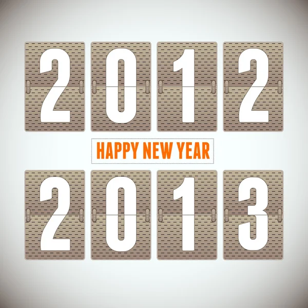 新的一年到来 2013 — 图库矢量图片