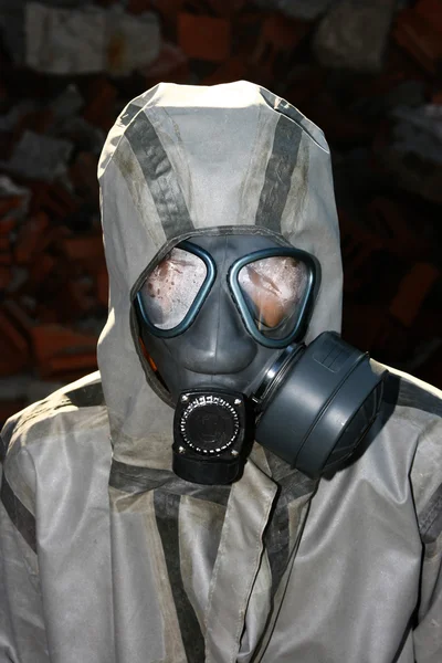 A man with a protective suit — Stock Photo, Image