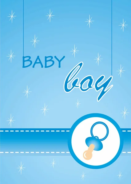 Baby Душ оголошення — стоковий вектор