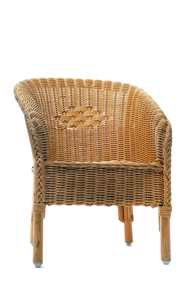 Krzesło rattan — Zdjęcie stockowe