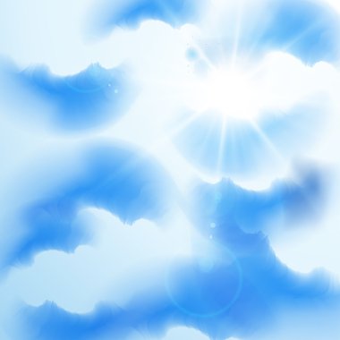 Summer sky clipart