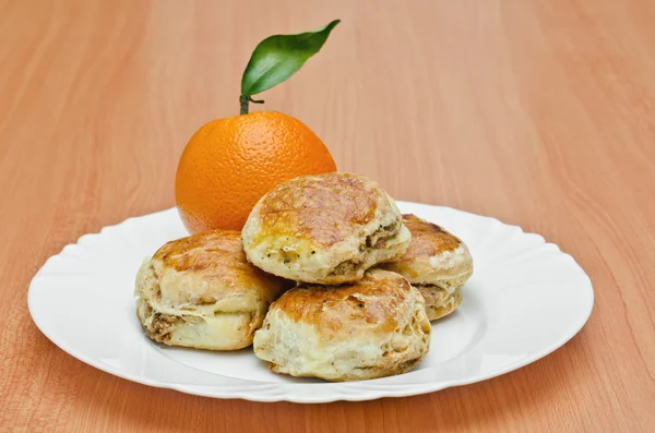 Biscuits à la couenne de porc et orange — Photo