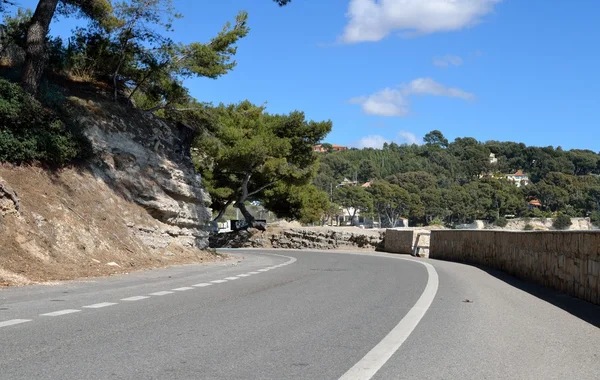 stock image Coastal road