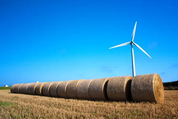 Windmill in the field — Stock Photo, Image