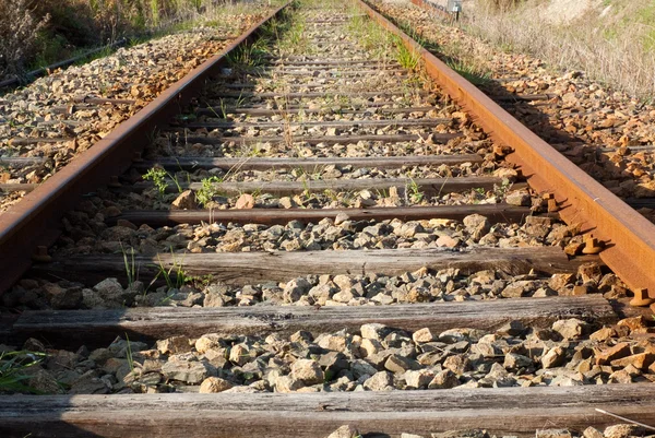 Oude spoorweg — Stockfoto