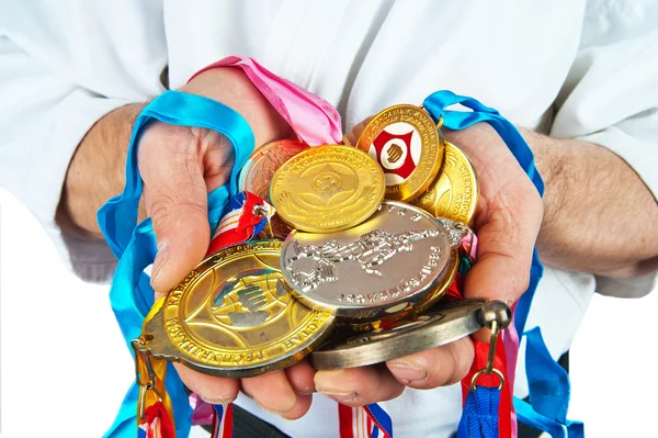 stock image Hands of sportsman