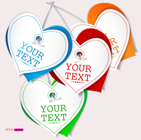 Набор пузырьков, наклеек, ярлыков, ярлыков. Векторная иллюстрация
