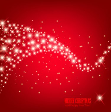 Red beautiful Christmas background. clipart