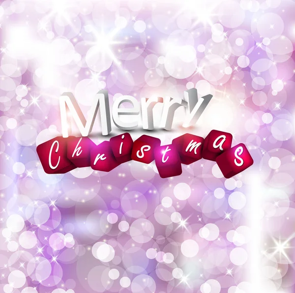 Elegáns karácsonyi háttér szöveg helyére. Vector Illustr — Stock Vector