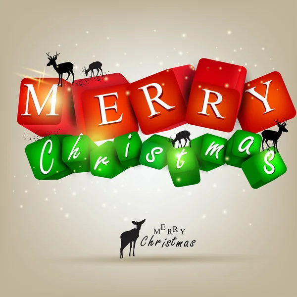 Veselé Vánoce a šťastný nový rok 2012. vektorový pozadí — Stockový vektor