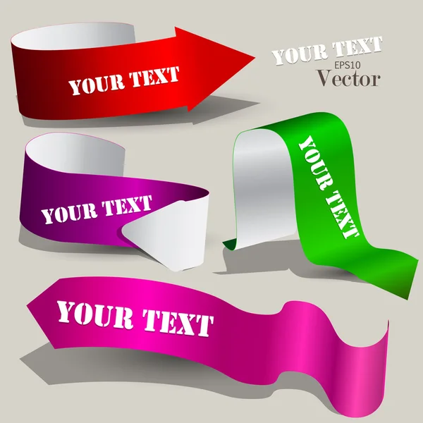 Kleurrijke pijlen. vectorillustratie — Stockvector