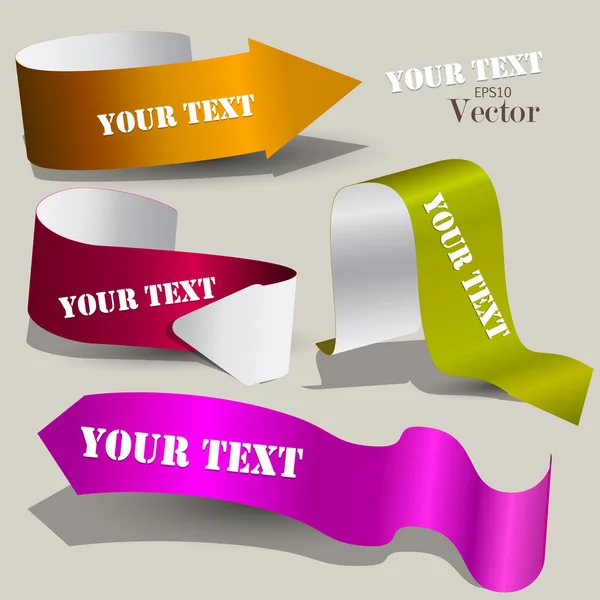 Kleurrijke pijlen. vectorillustratie — Stockvector