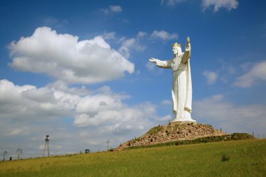 Statue of Christ the King clipart