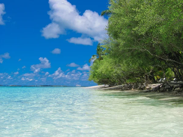 Playa tropical. Maldivas — Foto de Stock