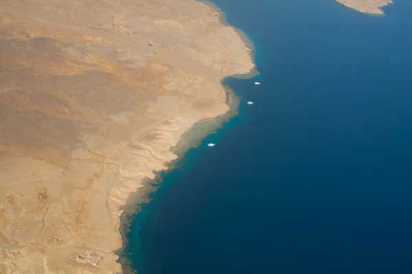 Sinai deserto vista aerea — Foto Stock