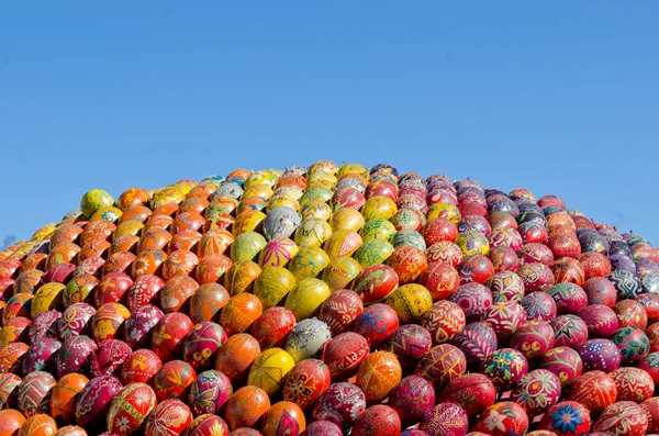 stock image Paskhal eggs exposition