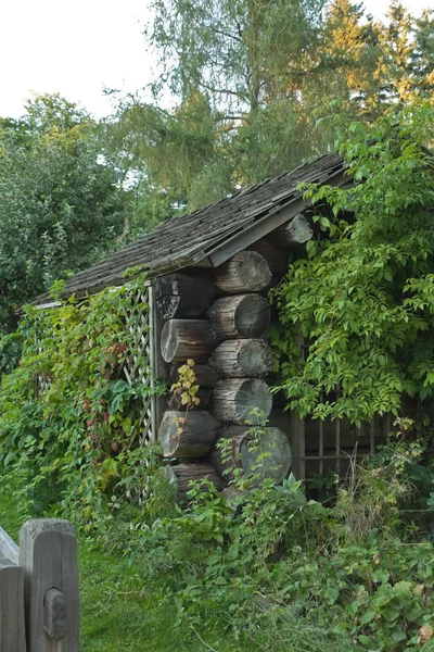Старый деревянный дом . — стоковое фото