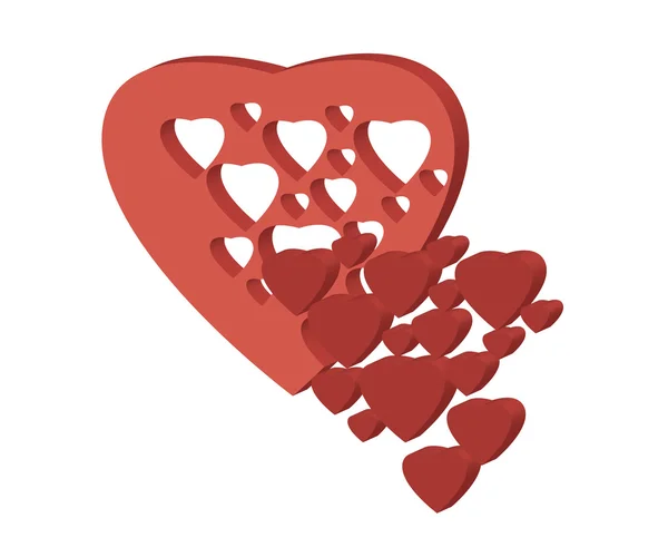 Bilden av symbolen i kärlek — Stock vektor