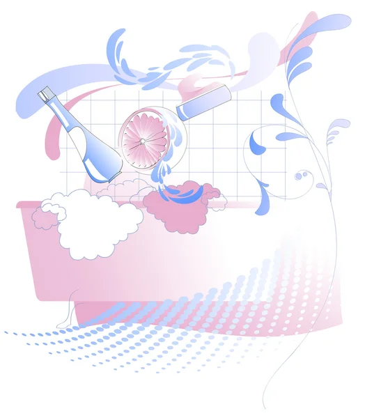 Bathroom — Stock Vector
