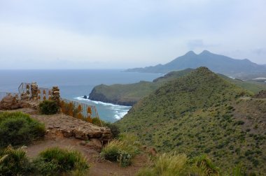 Viewpoint over Cabo de Gata clipart