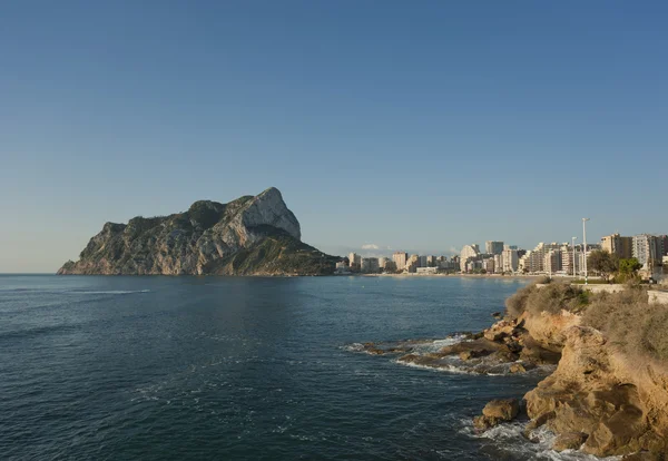 Calpe i półwysep penon de ifach — Zdjęcie stockowe